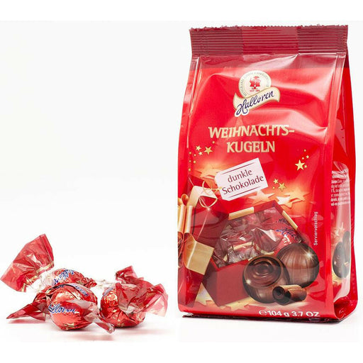 Weihnachtskugeln - dunkle Schokolade (Halloren)