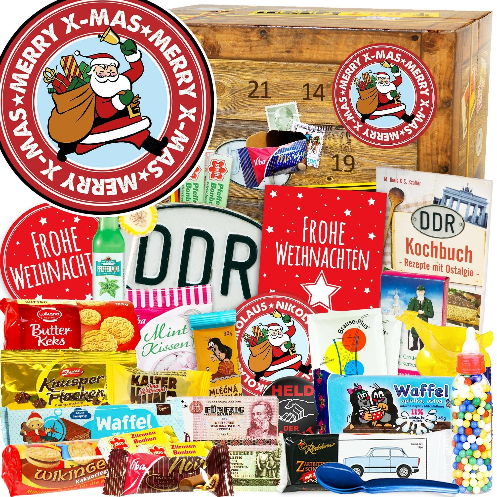 Weihnachtsmann - DDR Adventskalender - Ossiladen I Ostprodukte Versand