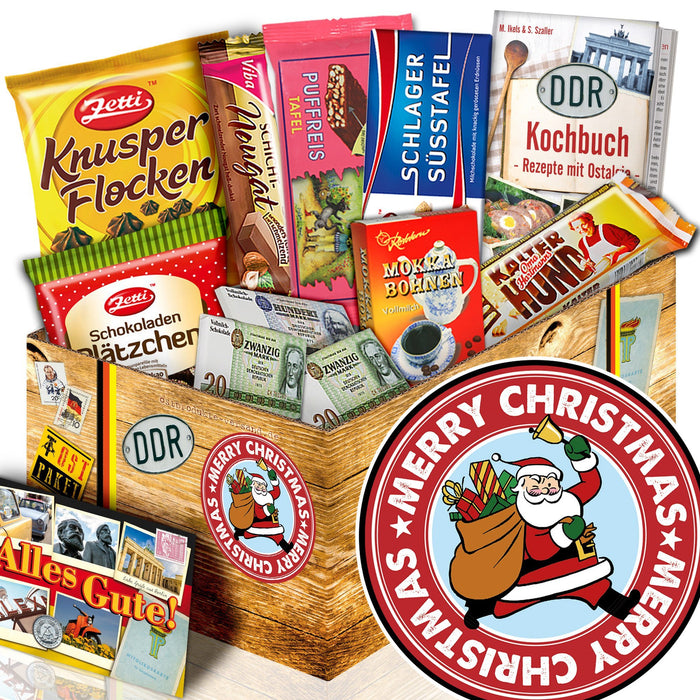 Weihnachtsmann - Geschenk Idee Ostbox "Schokoladenbox M" - Ossiladen I Ostprodukte Versand
