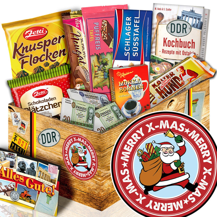Weihnachtsmann - Geschenkidee Ostbox "Schokoladenbox M" - Ossiladen I Ostprodukte Versand