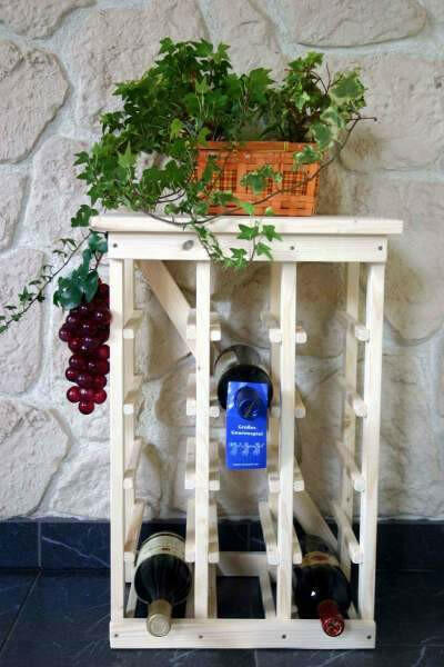 Weinregal für 15 Flaschen
