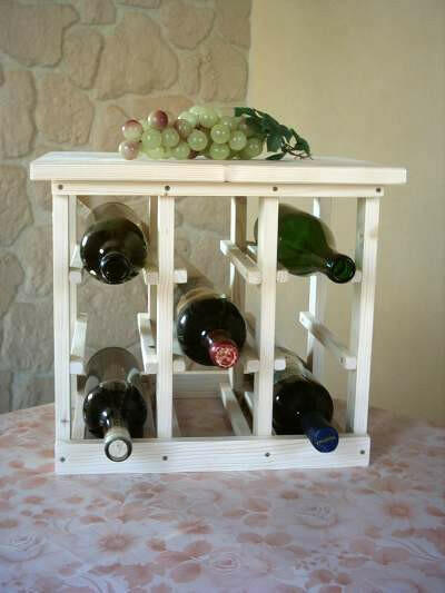 Weinregal für 9 Flaschen