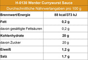 Werder Berliner Currywurst Sauce 450ml - Ossiladen I Ostprodukte Versand