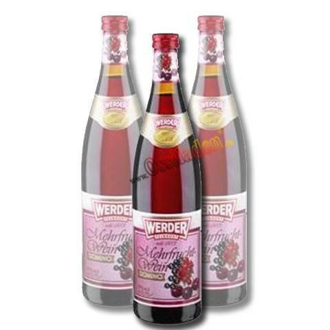 Werder Mehrfruchtwein, Domino" 0.75l"