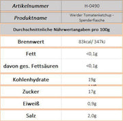 Werder Tomatenketchup - Spenderflasche - Ossiladen I Ostprodukte Versand