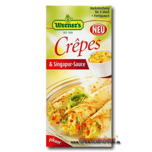 Werner Crepes mit Singapur-Sauce