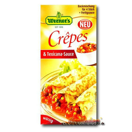 Werner Crepes mit Texicana-Sauce