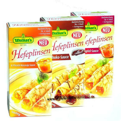 Werner Hefeplinsen mit Fertigsauce