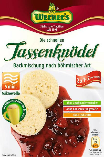 Werner Tassenknödel, 2x1-2 Portionen