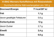 Werner`s Kartoffelmus mit Röstzwiebeln - Ossiladen I Ostprodukte Versand