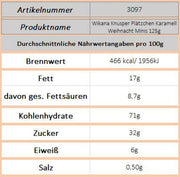 Wikana Knusper Plätzchen Karamell Weihnacht Minis 125g - Ossiladen I Ostprodukte Versand