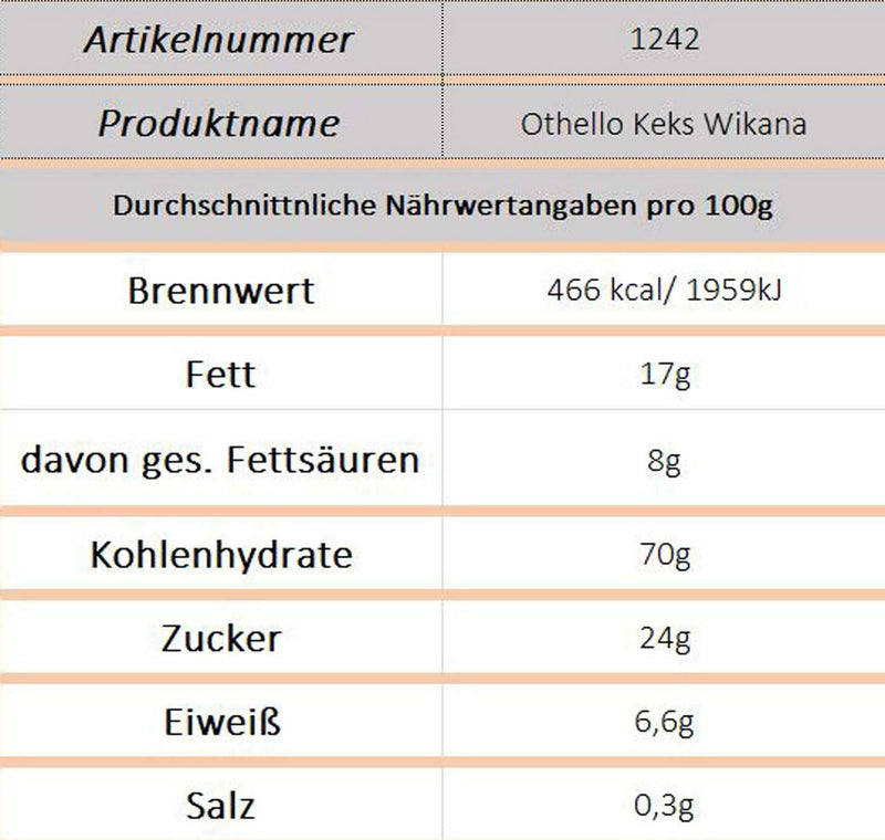 Wikana Othello-Kekse - Ossiladen I Ostprodukte Versand