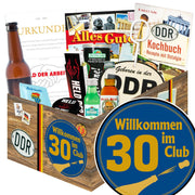 Wilkommen im Club 30 - Geschenkset Ostpaket "Männer Box" - Ossiladen I Ostprodukte Versand