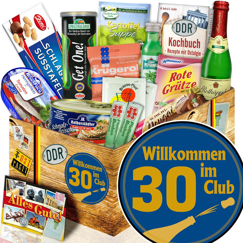 Wilkommen im Club 30 - Spezialitäten Set M - Ossiladen I Ostprodukte Versand
