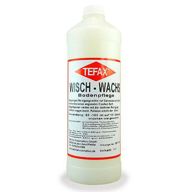 Wisch Wachs Bodenpflege - TEFAX