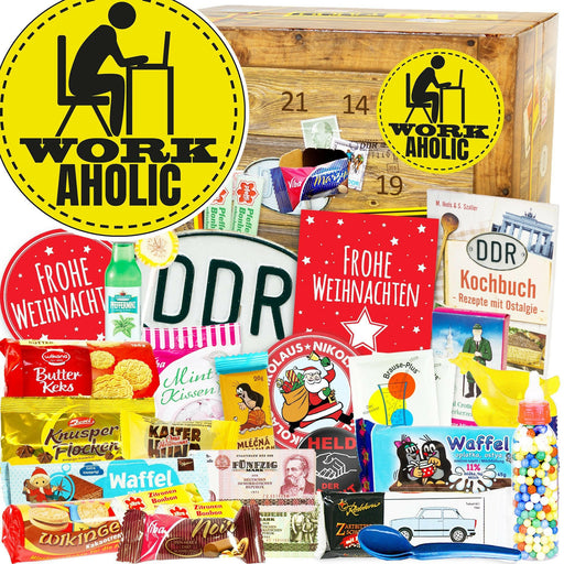 Workaholic - DDR Adventskalender - Ossiladen I Ostprodukte Versand