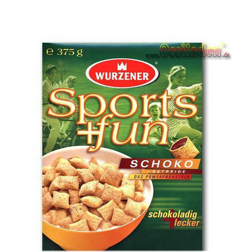 Wurzener Sports +fun Schoko, 375g