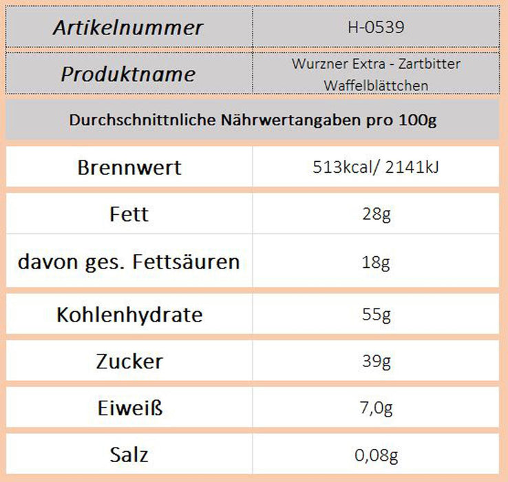 Wurzner Extra - Zartbitter - Ossiladen I Ostprodukte Versand