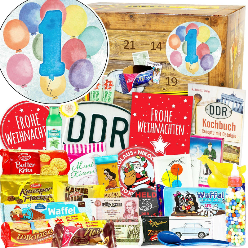Zahl 1 - Adventskalender DDR - Ossiladen I Ostprodukte Versand