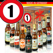 Zahl 1 - Bier Geschenk "Ostbiere" 9er Set - Ossiladen I Ostprodukte Versand