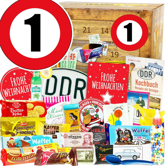 Zahl 1 - DDR Adventskalender - Ossiladen I Ostprodukte Versand