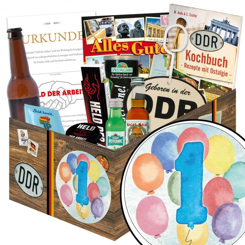 Zahl 1 - Geschenkset Ostpaket "Männer Box" - Ossiladen I Ostprodukte Versand