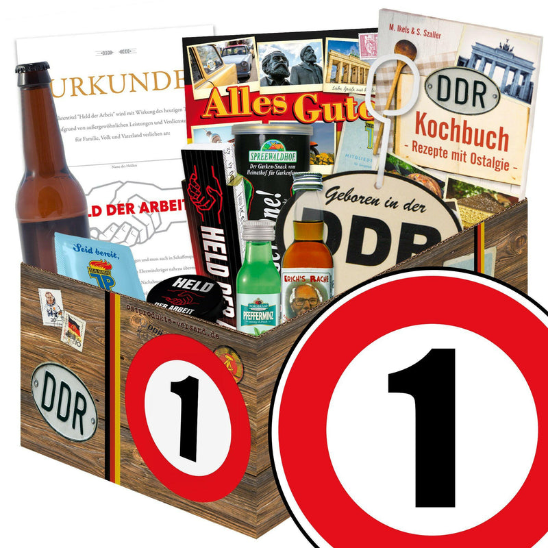 Zahl 1 - Geschenkset Ostpaket "Männer Box" - Ossiladen I Ostprodukte Versand