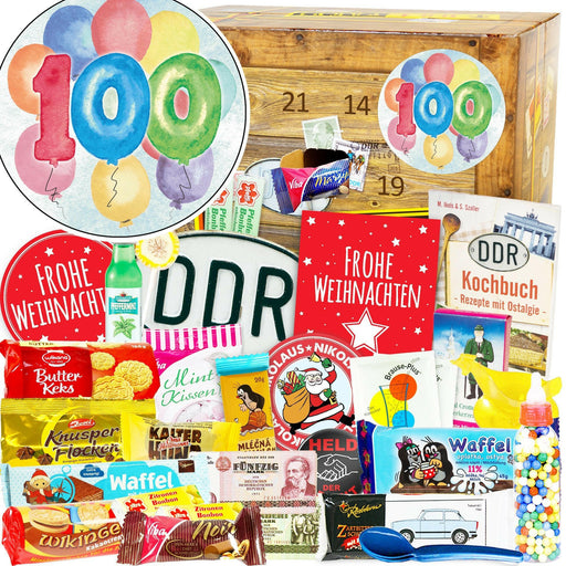 Zahl 100 - Adventskalender DDR - Ossiladen I Ostprodukte Versand