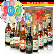 Zahl 100 - Geschenkbox "Ostbiere" 9er Set - Ossiladen I Ostprodukte Versand