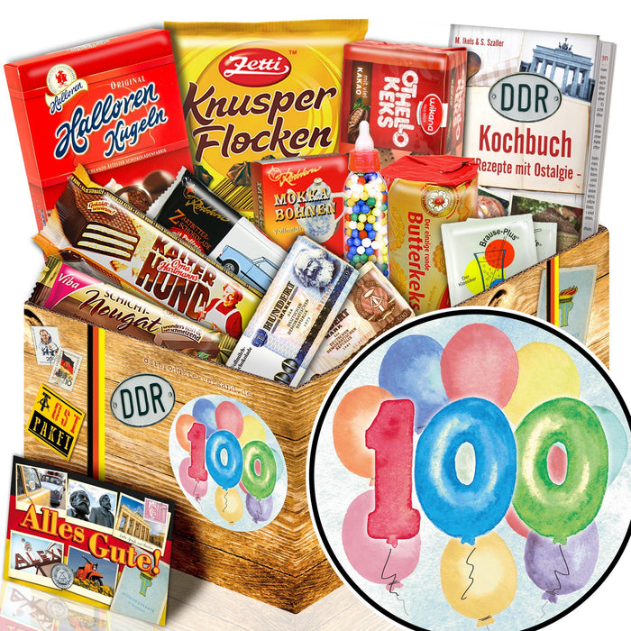 Zahl 100 - Süßigkeiten Set DDR L - Ossiladen I Ostprodukte Versand
