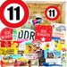 Zahl 11 - DDR Adventskalender - Ossiladen I Ostprodukte Versand
