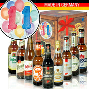 Zahl 11 - Geschenkbox "Ostbiere" 9er Set - Ossiladen I Ostprodukte Versand