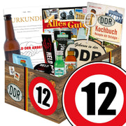 Zahl 12 - Geschenkset Ostpaket "Männer Box" - Ossiladen I Ostprodukte Versand