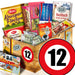 Zahl 12 - Geschenkset Ostpaket "Schokoladenbox M" - Ossiladen I Ostprodukte Versand