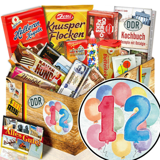 Zahl 12 - Süßigkeiten Set DDR L - Ossiladen I Ostprodukte Versand