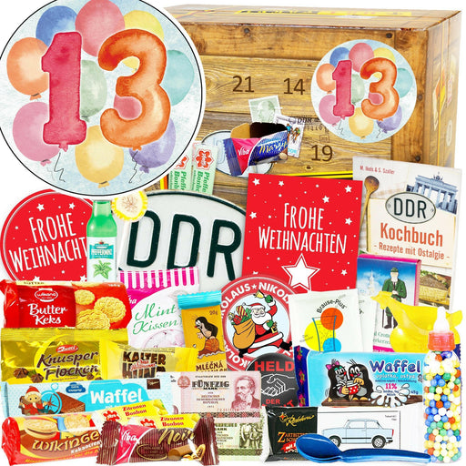 Zahl 13 - Adventskalender DDR - Ossiladen I Ostprodukte Versand