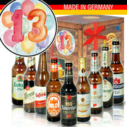 Zahl 13 - Geschenkbox "Ostbiere" 9er Set - Ossiladen I Ostprodukte Versand