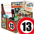 Zahl 13 - Geschenkset Ostpaket "Männer Box" - Ossiladen I Ostprodukte Versand