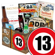 Zahl 13 - Geschenkset Ostpaket "Männer Box" - Ossiladen I Ostprodukte Versand