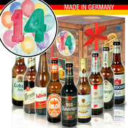Zahl 14 - Geschenkbox "Ostbiere" 9er Set - Ossiladen I Ostprodukte Versand