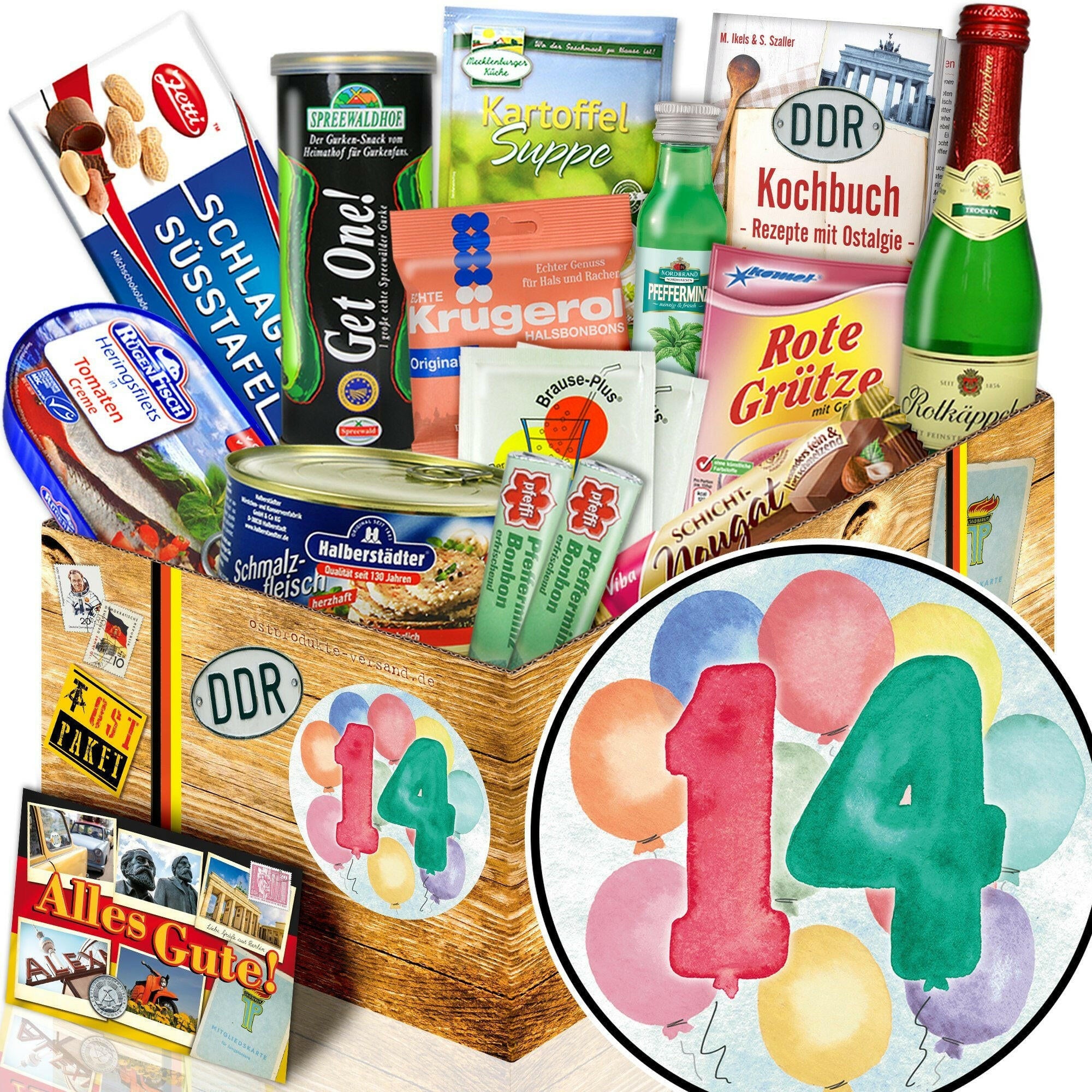 Zahl 14 - Spezialitäten Set M - Ossiladen I Ostprodukte Versand