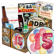 Zahl 15 - Geschenkset Ostpaket "Männer Box" - Ossiladen I Ostprodukte Versand