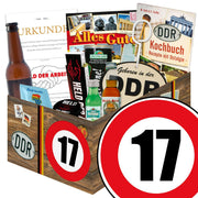 Zahl 17 - Geschenkset Ostpaket "Männer Box" - Ossiladen I Ostprodukte Versand