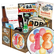 Zahl 18 - Geschenkset Ostpaket "Männer Box" - Ossiladen I Ostprodukte Versand