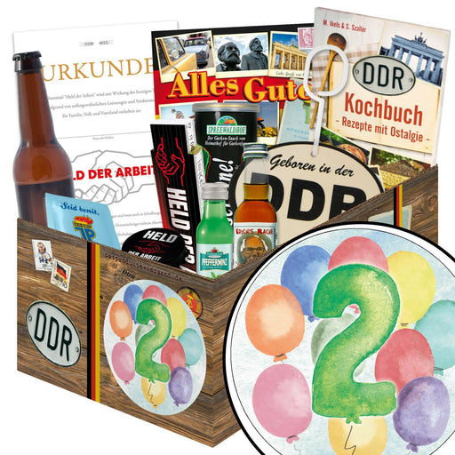 Zahl 2 - Geschenkset Ostpaket "Männer Box" - Ossiladen I Ostprodukte Versand