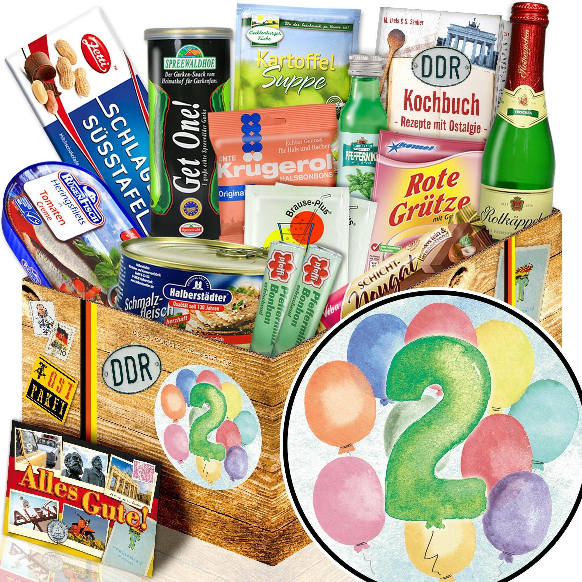 Zahl 2 - Spezialitäten Set M - Ossiladen I Ostprodukte Versand