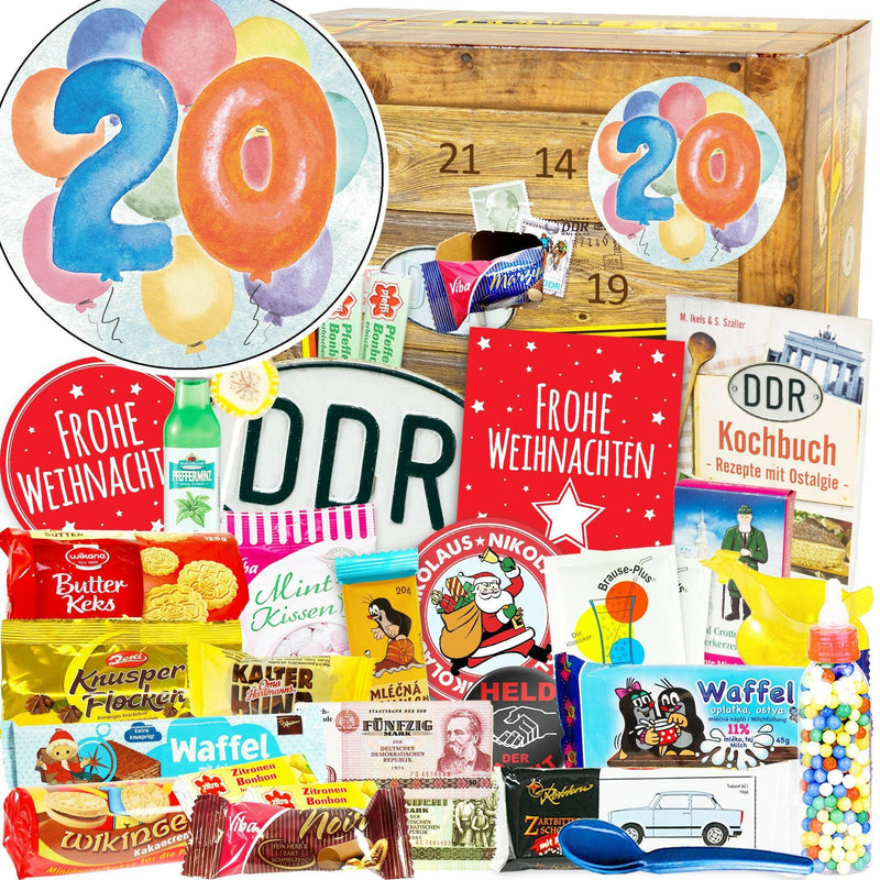 Zahl 20 - Adventskalender DDR - Ossiladen I Ostprodukte Versand