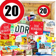 Zahl 20 - DDR Adventskalender - Ossiladen I Ostprodukte Versand