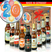 Zahl 20 - Geschenkbox "Ostbiere" 9er Set - Ossiladen I Ostprodukte Versand