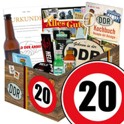 Zahl 20 - Geschenkset Ostpaket "Männer Box" - Ossiladen I Ostprodukte Versand